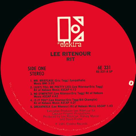 Lee Ritenour – Rit | Vinyl Album Covers.com