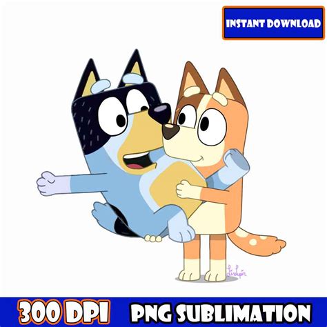 Bluey Family Bundle PNG, Bluey Dog Png, Bluey Characters Png - Inspire Uplift