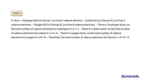 SOLVED: Calculate the total number of valence electrons that you need to use to draw the Lewis ...