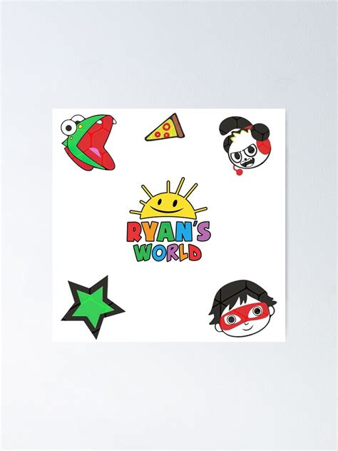 "Ryans world Stickers Pack, Ryans World" Poster for Sale by graphic ...