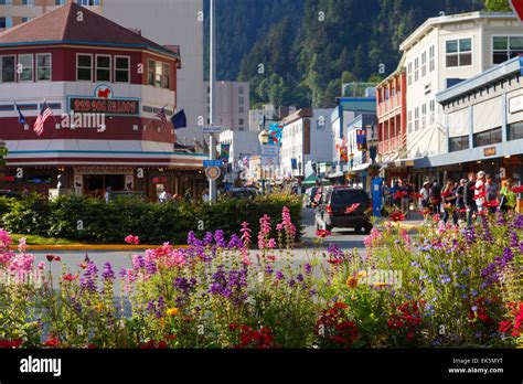 Downtown Juneau, Alaska Stock Photo - Alamy