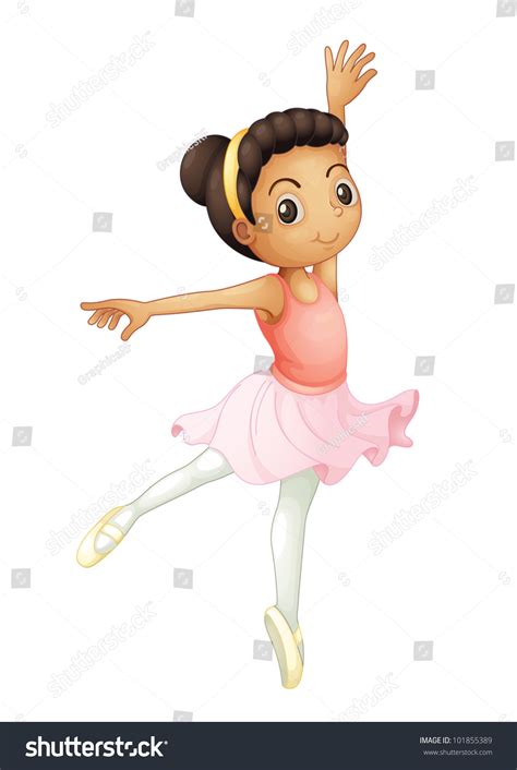 Ballerina White Background Eps Vector Format Stock Illustration 101855389 | Shutterstock