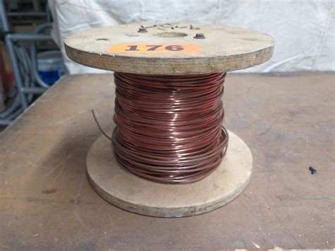 Spool of Bare Copper Wire - Oahu Auctions