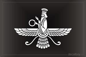 Faravahar Zoroastrianism Decals & Stickers | Decalboy