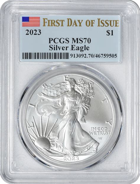 2023 $1 American Silver Eagle MS70 Early Releases NGC