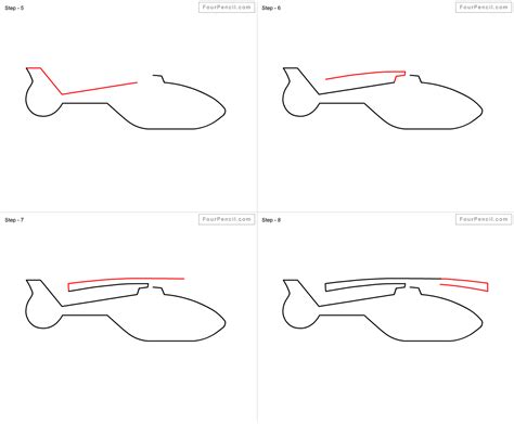 Fpencil: How to draw helicopter for kids step by step