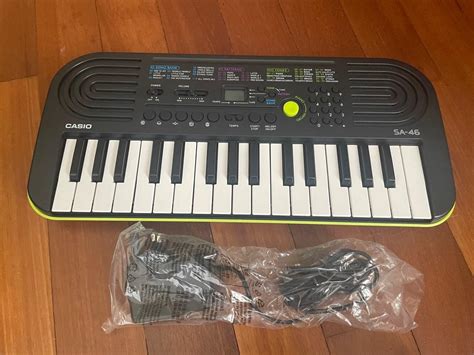 Casio SA-46 Keyboard *comes with adapter, Hobbies & Toys, Music & Media, Musical Instruments on ...