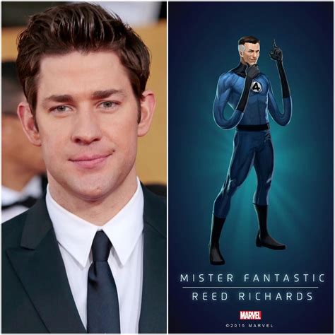 John Krasinski as Mister Fantastic by oshunbreeze123 on DeviantArt