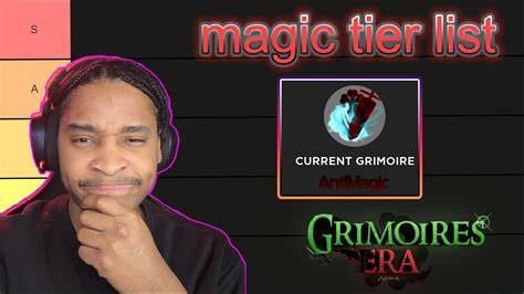 Grimoires Era official magic Tier List - YouTube