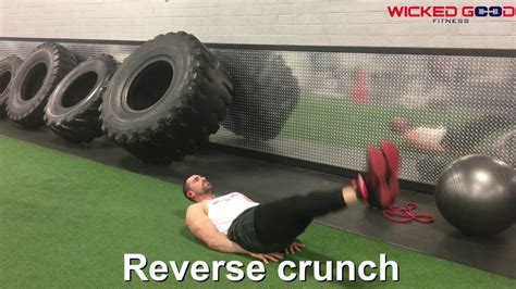 reverse crunch variations- WGF - YouTube