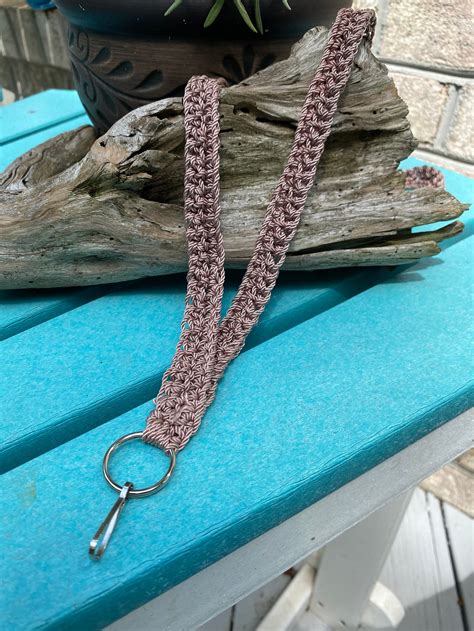 Crochet Lanyard Patterns / Two Lanyard Crochet Patterns / EASY - Etsy