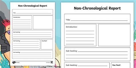 Non-Chronological Report Template | Teaching Resources