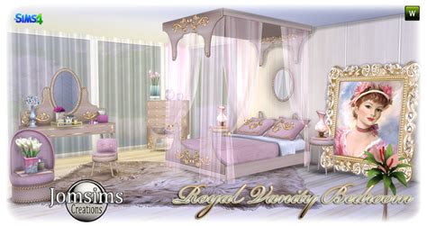 Sims 4 CC's - The Best: Royal Vanity Bedroom Set by JomSims | The sims ...