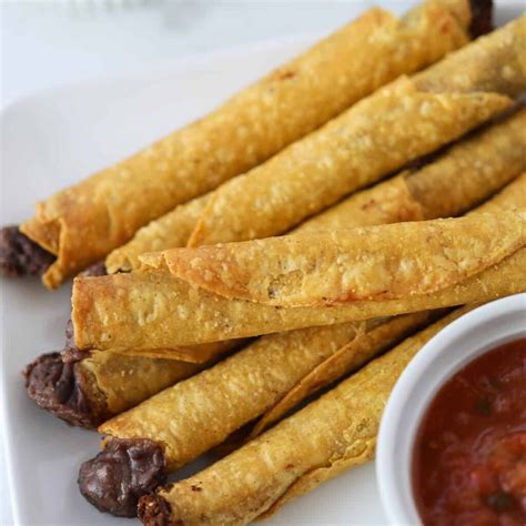 Frozen Taquitos in Air Fryer - Whole Lotta Yum