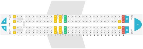 Seat map Boeing 737 MAX 8 "WestJet". Best seats in the plane