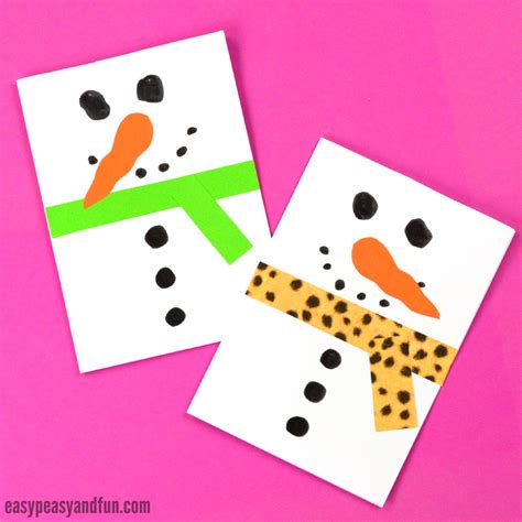 20+ Simple Christmas Cards Kids Can Make - The Joy of Sharing