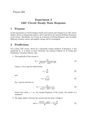 Experiment 5 Stefan-Boltzmann Radiation Law - Physi s 263 Stefan ...