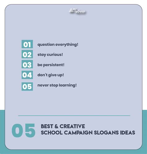 Best School Campaign Slogans Ideas & Examples - Tiplance