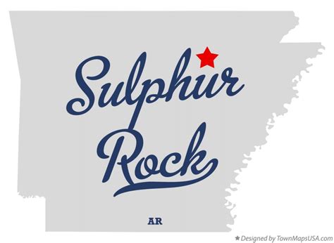 Map of Sulphur Rock, AR, Arkansas