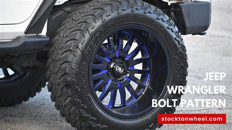 Jeep Wrangler Wheel Bolt/Lug Pattern (1987 - 2024)