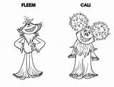 Smallfoot Coloring Pages sketch template