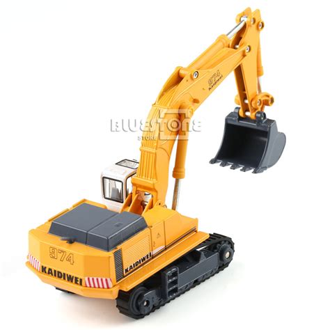 KDW 1:87 Scale Diecast Crawler Excavator Construction Vehicle Car Models Toy | eBay