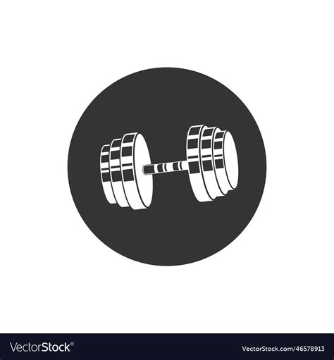 Barbell icon Royalty Free Vector Image - VectorStock