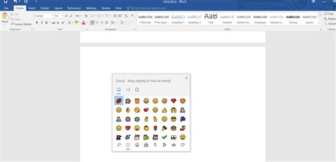 How do I insert emoji in Microsoft Word Documents ? - Technical Aide