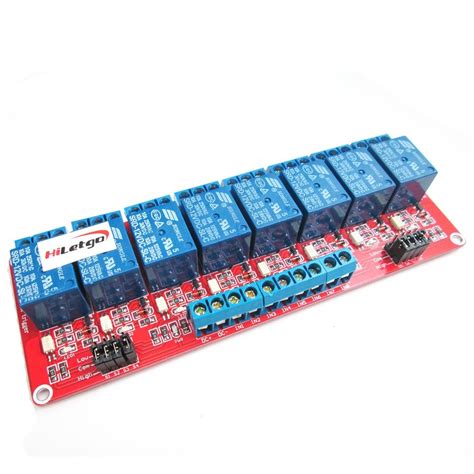 Buy HiLetgo 12V 8 Channel Relay Module with OPTO-Isolated High and Low ...