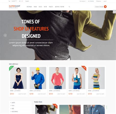 Free Ecommerce Template Html