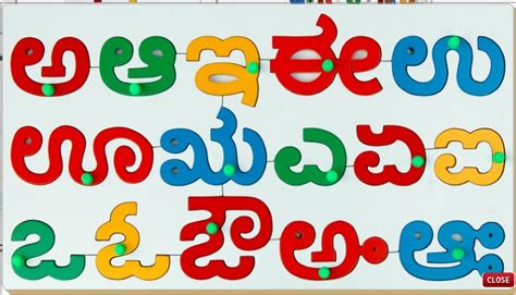 Kannada Vowels at best price in Bengaluru by Kids Montessori World | ID ...