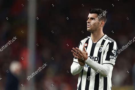 Alvaro Morata Juventus Fc Greets Fans Editorial Stock Photo - Stock ...