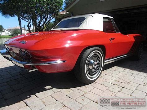 TheVetteNet.com - 1965 Corvette Convertible Red