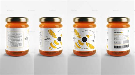 20+ Beautiful Honey Bottle Mockup PSD Templates - Mockup Den