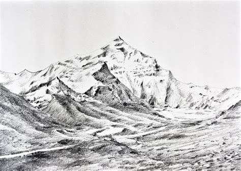 Dry Brush: The Mighty Himalayas - Sketch