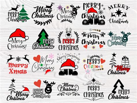 Merry Christmas SVG Bundle, Svg Files for Cricut By TonisArtStudio ...