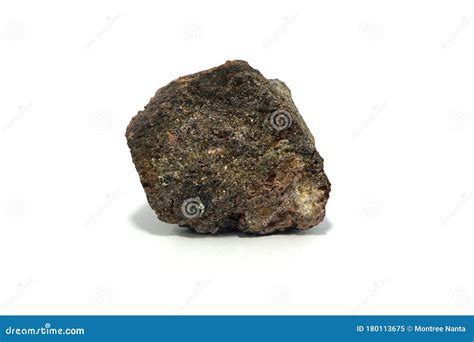 Specimen of Arkose Rock on White Background. Stock Image - Image of ...