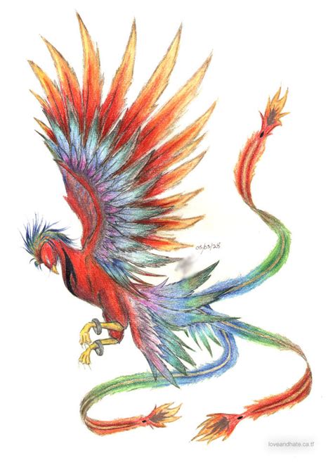 Rainbow Phoenix by Yetome on DeviantArt