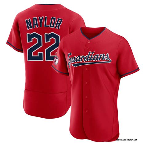 Josh Naylor Men's Cleveland Guardians Alternate Jersey - Red Authentic