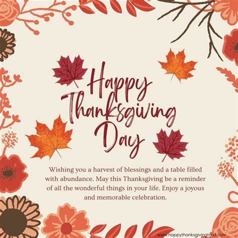 Happy Thanksgiving Day 2023 Wishes, Get the Best Thanksgiving Wishes ...