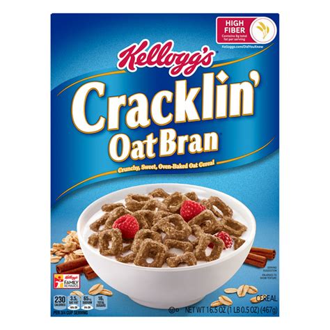 Save on Kellogg's Cracklin' Oat Bran Breakfast Cereal High Fiber Order Online Delivery | MARTIN'S