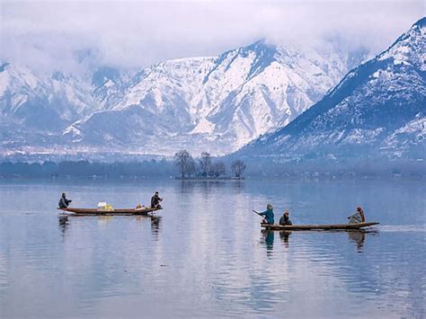 Scores of shikaras on Dal lake without any work