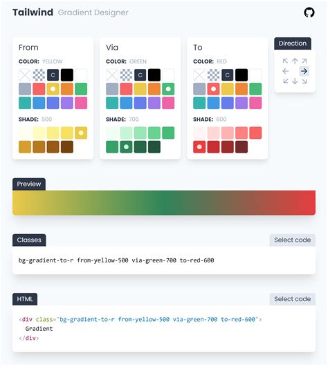 Gradient Designer - For Tailwind 2 - Updated · tailwindlabs tailwindcss · Discussion #2210 · GitHub