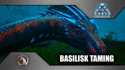 Ark Survival Evolved - Taming Basilisk (Genesis Part 1) - YouTube