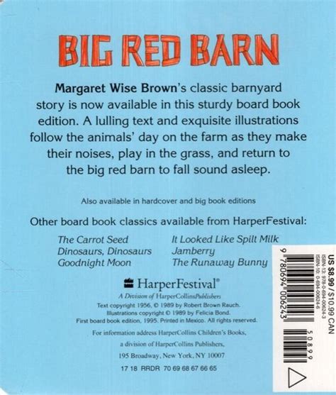 Big Red Barn (Board Book)