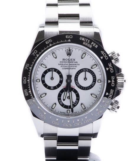 Rolex Daytona Ceramic Bezel White Dial 116500LN 2019 - Millenary Watches