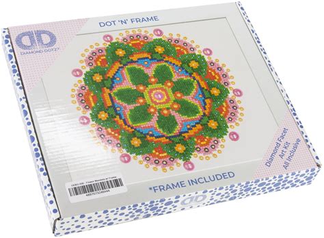 Diamond Dotz Diamond Embroidery Facet Art Kit W/ Frame-Flower Mandala - Walmart.com