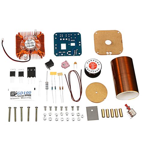 New 24V DIY Electronic Assembled Kit Mini Music Tesla Coil Plasma ...