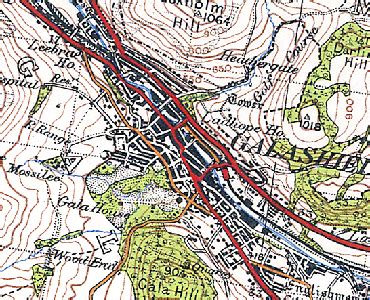 History of Galashiels, in Scottish Borders and Selkirkshire | Map and description