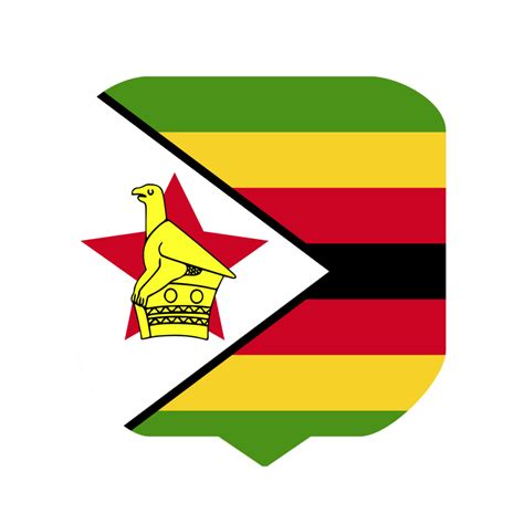 Zimbabwe flag country 16595529 PNG